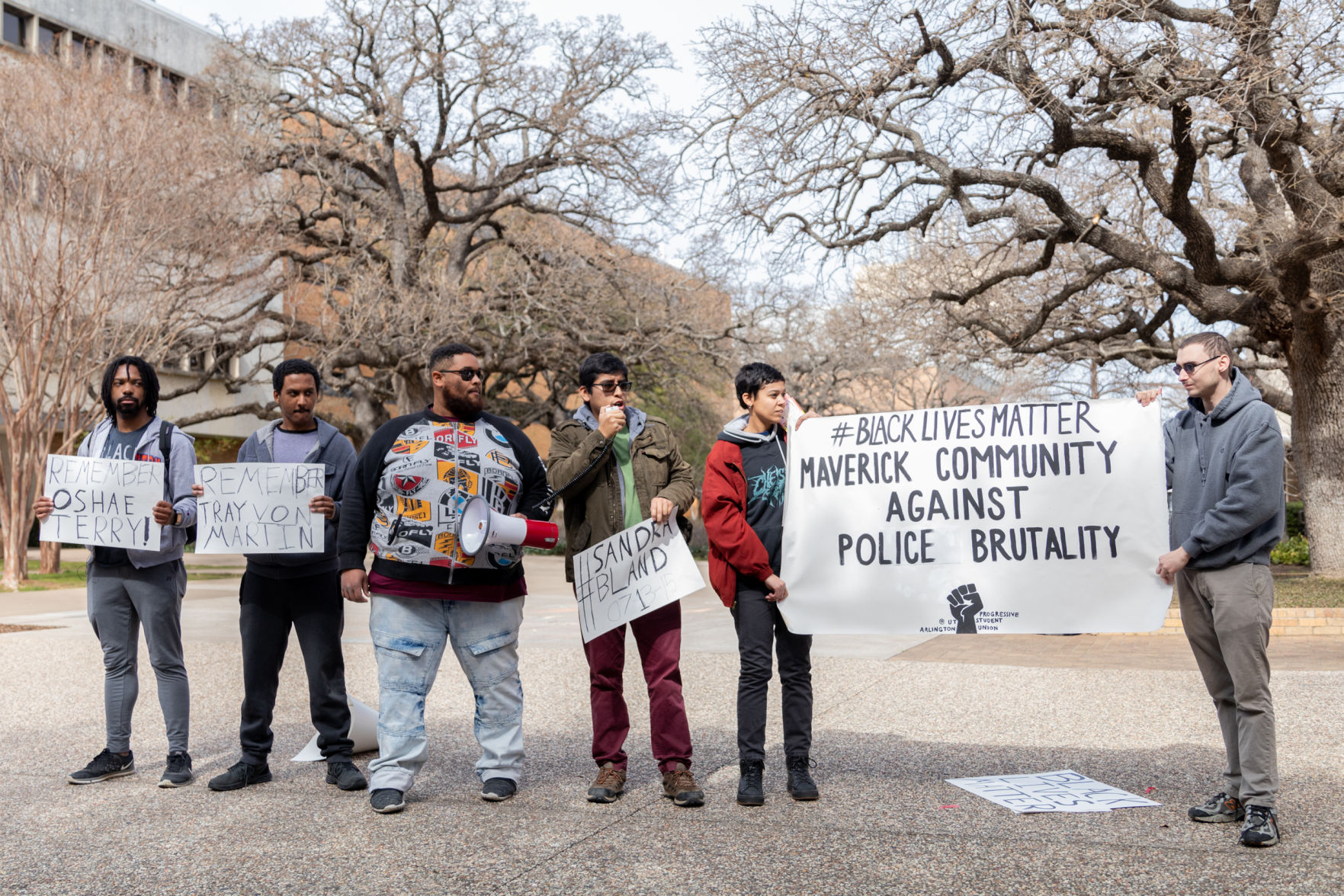 Progressive Student Union rallies against police brutality